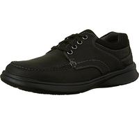 Uomo Nero/Marrone Clarks IN Pelle Con Lacci Leggero Scarpe: COTRELL EDGE