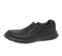 Clarks Cotrell Free, Mocassino Uomo, Nero Oily Lea, 44.5 EU