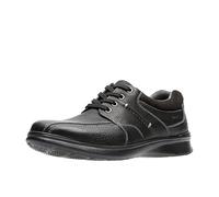 Clarks Cotrell Step Slipper da Uomo, Nero Oliato, 44 EU Larga