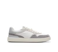 Clarks Courtlite Race, Scarpe da Ginnastica Uomo, Grigio Chiaro Combi, 42.5 EU
