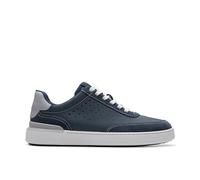 Clarks Courtlite Run, Scarpe da Ginnastica Uomo, Nabuk Blu Navy, 41 EU