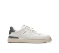 CLARKS Sneaker bassa 'Courtlite Run' beige chiaro / grigio scuro / bianco, Taglia 41,5