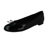 Clarks Couture Bloom, Ballerina Piatta Donna, Black Leather, 42 EU