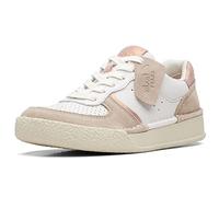 Clarks Craft Cup Court, Scarpe da Ginnastica Donna, Sand Combi, 35 EU