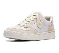 Clarks Craft Cup Court, Scarpe da Ginnastica Donna, off White Combi, 35.5 EU