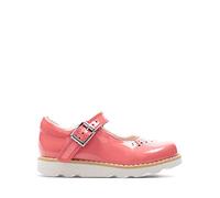 Clarks Crown Jump T, Mocassini, Bambine e ragazze, Blu (Coral Patent Leather -), 20 EU