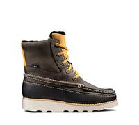 Clarks Crown Spirit K, Stivali Classici, Nero (Black Combo Lea Black Combo Lea), 30 EU