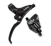 Clarks Cycle Systems E-Clout - Set di freni a disco idraulici, inclusi rotori, olive, supporti IS, 180/160 mm