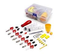 Clarks Cycle Systems Kit di attrezzi per lo spurgo dei freni a disco idraulico, universale, compatibile con Clarks, Shimano, Avid, Sram, Magura e la maggior parte delle altre marche