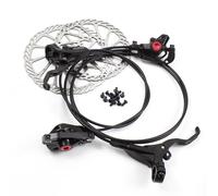 Clarks Cycle Systems M2 Set Freno A Disco Idraulico Compresi Rotori, Olive, Supporti IS, Nero, 160/160mm