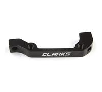 Clarks Cycle Systems Staffa di Montaggio per Pinza Freno a Disco Standard, Nero, Supporto Standard Internazionale (IS), Posteriore - 160 mm