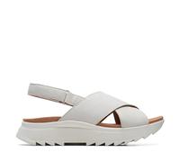 Clarks Dashlite Wish, Sandalo Donna, off White Combi, 39 EU