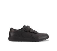 Clarks Daze Step 2 Y Childrens Black Leather, 9.5