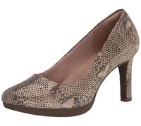 Clarks Ambyr Joy, Scarpe décolleté Donna, Tessuto Beige Metallizzato, 36.5 EU