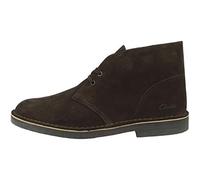 Clarks Desert Boot 2 Stivali in Camoscio Marrone Scuro, Marrone, 42 EU