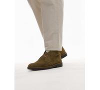 Clarks - Desert Evo - Stivaletti verde oliva in camoscio 44.5