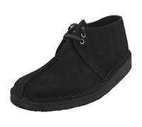 Clarks Desert Trek - Stivali da Uomo in Pelle Scamosciata, Colore: Nero, Nero, 42 1/3 EU