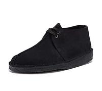 Clarks Desert Trek - Stivali da Uomo in Pelle Scamosciata, Colore: Nero, Nero Sde, 39.5 EU
