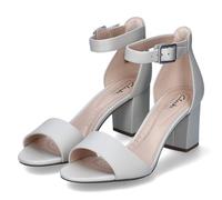 Clarks Deva Mae, Sandali con Cinturino alla Caviglia Donna, Ivory Leather, 36 EU