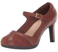 Clarks Donna Ambyr Light Pump, Tan Combi, 11 Wide