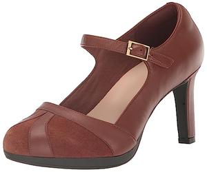 Clarks Donna Ambyr Light Pump, Tan Combi, 11 Wide
