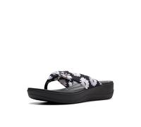 Clarks Infradito da Donna Arla Glison, Nero Multi Textile, 38 EU