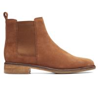 Clarks Donna Clarkdale Arlo, stivali in pelle scamosciata marrone, slip-on
