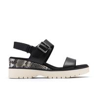 Clarks Donna Diaz Rose, Pelle Combi Nera, 8