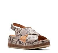 Clarks donna Kassanda Step, Pelle Stampa Serpente, 8.5 Wide