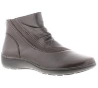 Clarks Donna Stivali Caviglia Cora Derby Pelle Zip Marrone Taglia UK