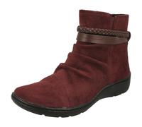 Clarks Donna Treccia Dettagliato Stivali Caviglia - Cora Braidboot