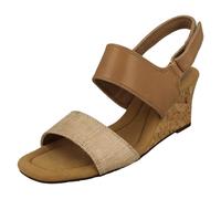 Clarks Donna Zeppa Tacco Cinturino Sandali - Kyarra Faye
