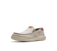 Clarks Driftlite Step, Mocassino Uomo, Grigio Chiaro Combi, 41.5 EU