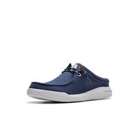 Clarks Driftlite Surf, Mocassino Basso Uomo, Tela Blu Navy, 44.5 EU