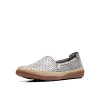 Clarks Elaina Ruby, Mocassino Donna, Tessuto Stagno, 38.5 EU Larga