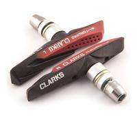 Clarks Elite Mtb/Hybrid V-Brake Pads Integral Block W/Dual Compound Aqua-Glide P