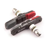 Clarks Elite - Pastiglie freno ibride per MTB, blocco integrale con inserto triplo composto, 72 mm