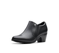 Clarks Emily 2 Reyna Pump da Donna, Pelle Nera, 38 EU
