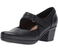 Clarks Emslie Lulin, Vestito Pompa Donna, Pelle Nera, 40 EU
