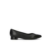 CLARKS ESSENTIALS NATALYN WISH Ballerina donna nera in pelle 39
