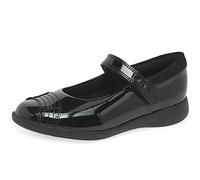 Clarks Etch Beam K, Ballerine, Bambine e ragazze, Black Pat, 32.5 EU