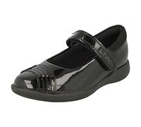 Clarks Etch Beam K, Ballerine, Bambine e ragazze, Black Pat, 34 EU