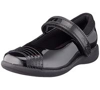 Clarks Etch Beam T, Ballerine, Bambine e ragazze, Brevetto Nero, 25 EU