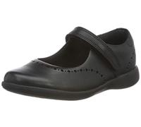 Clarks Etch Craft K, Ballerine, Bambine e ragazze, Nero Black Leather Black Leather, 29.5 EU Larga