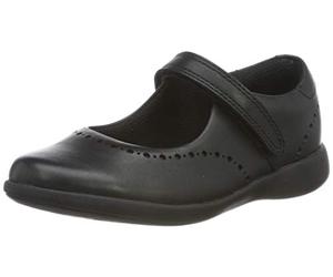 Clarks Etch Craft K, Ballerine, Bambine e ragazze, Nero Black Leather Black Leather, 29.5 EU Larga