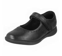 Clarks Etch Craft Scarpe Ragazza Formali Scuola Nero Pelle - Etch Craft