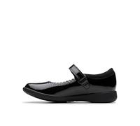 Clarks Etch Pure K. Childrens Black Pat, 2