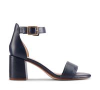 Clarks Ezoria Mae, Sandali Donna, Navy Leather, 35.5 EU