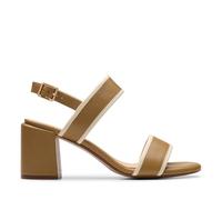 Clarks Ezoria Sling, Sandali Donna, Light Tan Combi, 35.5 EU