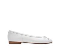 Clarks Fawna Lily, Ballerine Donna, Pelle Bianca, 37 EU